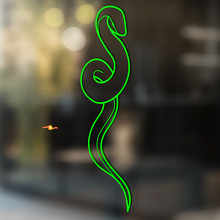 Snake in Minimal Outline Style Universal Vinyl Decal Sticker_2