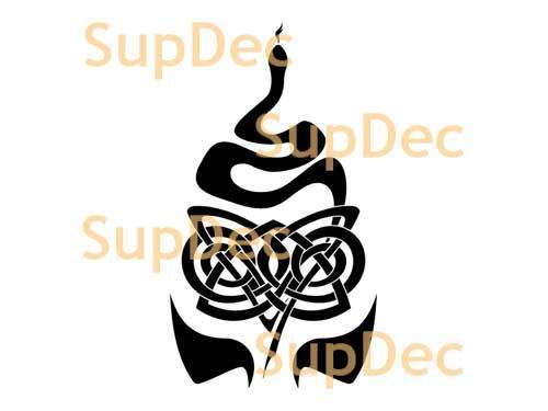 Snake Vinyl Art Wall  Window Bathroom Sticker Decal removable#20
