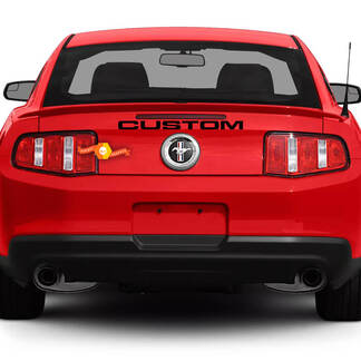 Rear Deck Custom Decal for Ford Mustang
