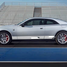 Side rocker panel decal stripes 2 for Dodge Charger Electric 2