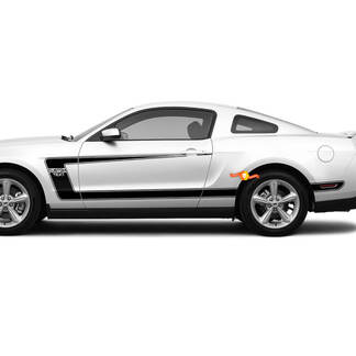 Ford Mustang Custom Text BOSS 302 Style Side C-Stripes Decals stickers
