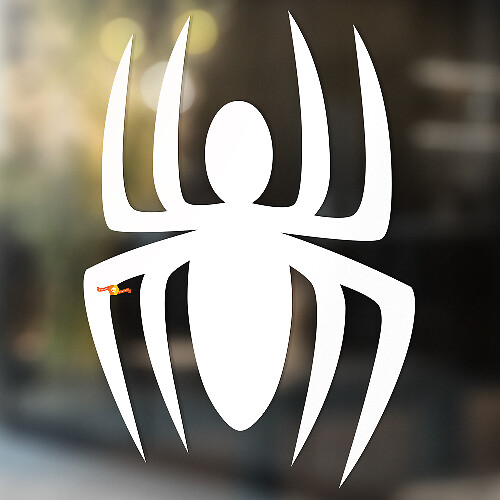 Spider Silhouette Minimal Style Universal Vinyl Decal Sticker