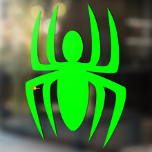 Spider Silhouette Minimal Style Universal Vinyl Decal Sticker_2