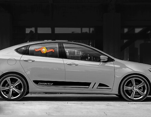 Lower Door Rocker Panel Side Stripes 5 for Dodge Dart