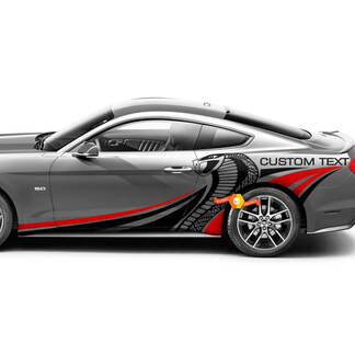 Ford Cobra Custom Text Decal for Mustang 2015-2024
