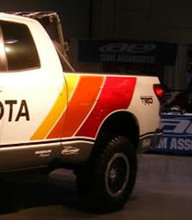 2 side Old school toyota tundra graphics vinyl decals stickers
 2