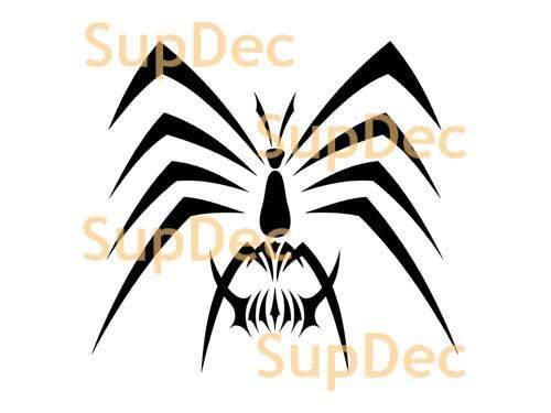 Spider Vinyl Wall  Window Bathroom Sticker Decal removable #8
