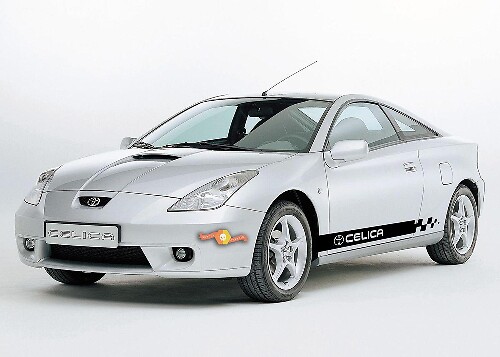 Checkered Stripes Side Vinyl Decal Sticker for Toyota Celica