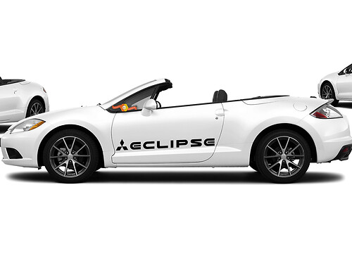 Eclipse Logo Side Door Vinyl Decal Sticker for Mitsubishi Eclipse