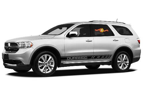 Branded Outline Side Stripes Vinyl Decal Kit for Dodge Durango
