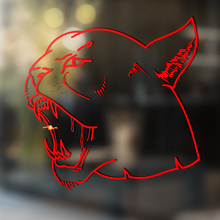 Angry Puma Outline Style Universal Vinyl Decal Sticker_4