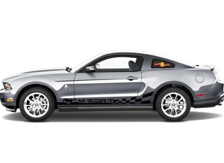 FORD MUSTANG 2x side stripes vinyl body decal sticker graphics premium quality
