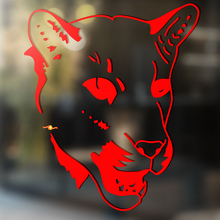 Lioness Outline Style Universal Vinyl Decal Sticker_4