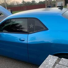 2 Dodge Challenger Window Texas flag Vinyl Windshield Decal Graphic Stickers
 2