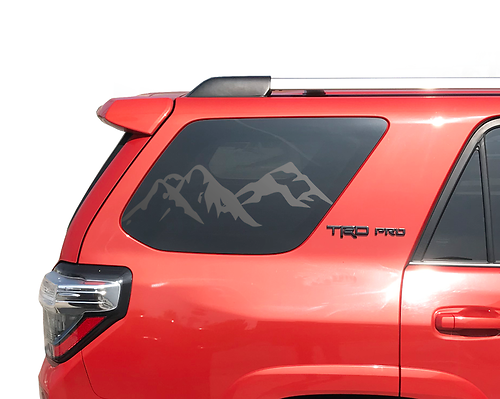 Mountains Side Window Vinyl Decal Sticker for Toyota 4Runner 2010-2019