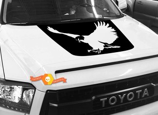 Bald Eagle Hood graphics decal for TOYOTA TUNDRA 2014 2015 2016 2017 2018 #1
