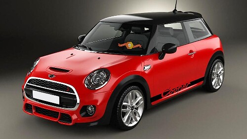 Mini Cooper S F56 2014-2018 - side stripes graphics
