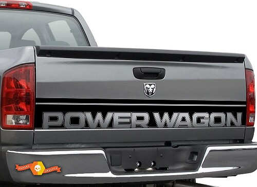 Power Wagon Tailgate Accent Stripe Vinyl Decal for Dodge Ram 1500 2010-2018