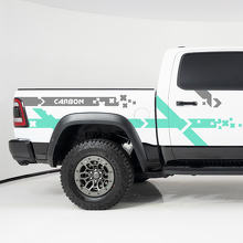 Side Stripes BedSide Truck Vinyl decals stickers for Dodge Ram 1500 4