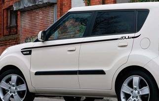 Side pin stripe for Kia Soul 2014 2015 side decal graphics
