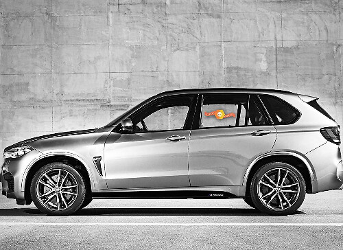 M Performance Style Side Skirt Vinyl Decal Set for BMW X5M F85