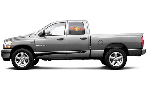 Dodge Ram mk4 2010-2018 1500 side graphics stripe Sticker Decal style 5
