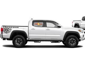 Toyota Tacoma TRD side bed graphics decal sticker model 9
