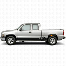 Alpine Ridge Door & Rocker Panel Vinyl Stripes for Chevrolet Silverado 1500 GMT800 1999-2007_2