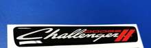 One Steering Wheel Challenger old style emblem domed Sticker Decal
 2