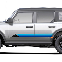 Retro Vintage Heritage Wave Rocker Panel Decal Side Stripe Sticker fit Toyota 4Runner 2
 2