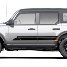 Retro Vintage Heritage Wave Rocker Panel Decal Side Stripe Sticker fit Toyota 4Runner 2
 3