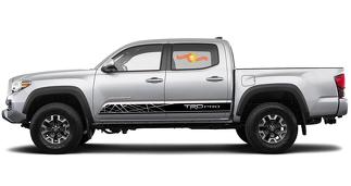 Toyota TACOMA 2016 TRD PRO graphics Side stripe decal
