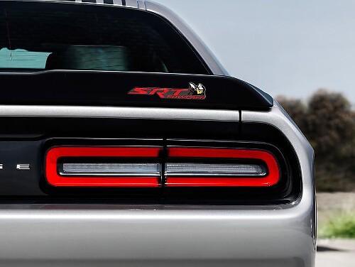 Scat Pack SRT Powered Domed Badge Decal for Dodge Challenger or Charger