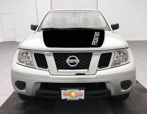 Blackout Hood Wrap Vinyl Decal for Nissan Frontier 2005-2018