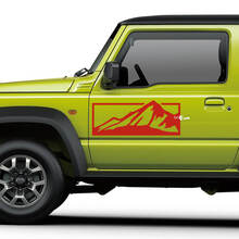 Side door Mountains Vinyl Decal Sticker fit to Suzuki Jimny
 2