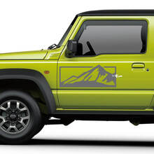 Side door Mountains Vinyl Decal Sticker fit to Suzuki Jimny
 3