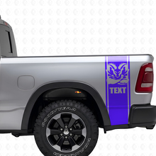 Custom Hemi Style Side Stripe Vinyl Decal Set for Dodge Ram 1500 2500_2