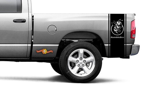 Dodge Ram Vinyl Racing Bed Side Stripe Rumble Bee Decal Sticker #39
