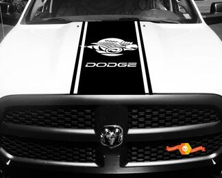 1500 2500 3500 Truck Vinyl Racing Stripe Dodge Ram Bee Hood Decals Stickers #78
