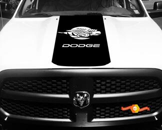 1500 2500 3500 Truck Vinyl Racing Stripe Dodge Ram Bee Hood Decals Stickers #80
