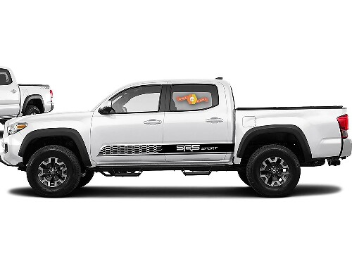 2X Toyota Tacoma TRD 4x4 Sport side skirt Vinyl Decals graphic sticker 2016-2019
