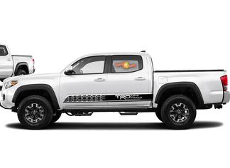 Toyota Tacoma 2016-2019 (TRD OFF ROAD) side skirt Vinyl Decals graphics sticker
