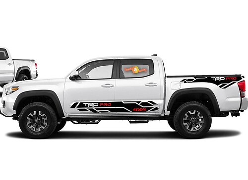 4X Toyota Tacoma Trd Pro 4x4 2016-2020 side Vinyl Decals sticker
