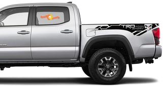 Toyota Tacoma 2016-2020 (TRD OFF ROAD) 4x4 Sport Punisher side skirt Vinyl Decals graphics sticker
