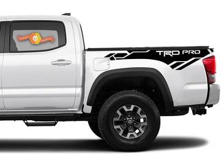 Toyota Tacoma 2016-2020 (TRD OFF ROAD) TRD PRO Punisher side kit Vinyl Decals graphics sticker
