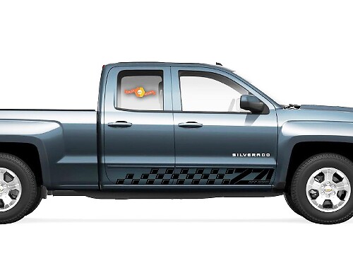 2X Chevrolet Silverado Z71 side Vinyl Decals graphics rally sticker kit
