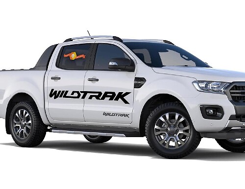 2X 2016-2018 FORD RANGER Wildtrak Vinyl Doors Sticker Decals Graphics
