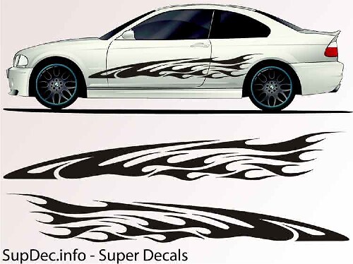 Vinyl Auto Body Graphics EXTERIOR OUTSIDE Decal sticker B701
