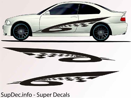 Vinyl Auto Body Graphics EXTERIOR OUTSIDE Decal sticker B709
