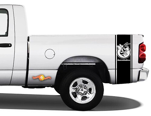 Rumble Bee Racing Side Stripes Vinyl Decal for Dodge Ram 1500 2500